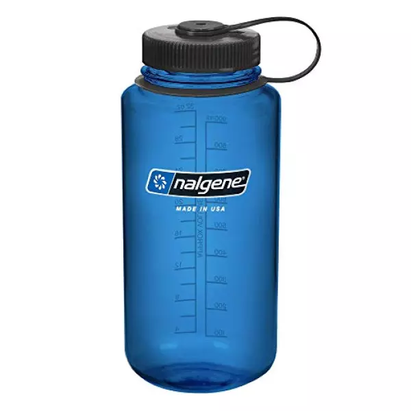 nalgene(ナルゲン) 広口0.5L フラットキャンプ グレー×ブラック 91258
