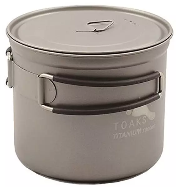 TOAKS(トークス) アウトドア キャンプ チタニウムポット 1100ml POT-1100 【日本正規品】 12709
