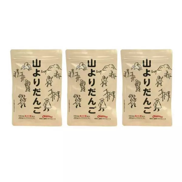 ZEN ゼン 登山 雪山 スポーツ 軽食 補給食 天然素材●山よりだんご(塩餅) 80g×3パックセット