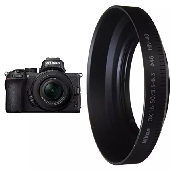 【セット買い】Nikon ミラーレス一眼カメラ Z50 レンズキット NIKKOR Z DX 16-50mm f/3.5-6.3 VR付属 Z50LK16-50 ブラック & ネジコミフード HN-40 NIKKOR Z DX 16-50mm f/3.5-6.3 VR用