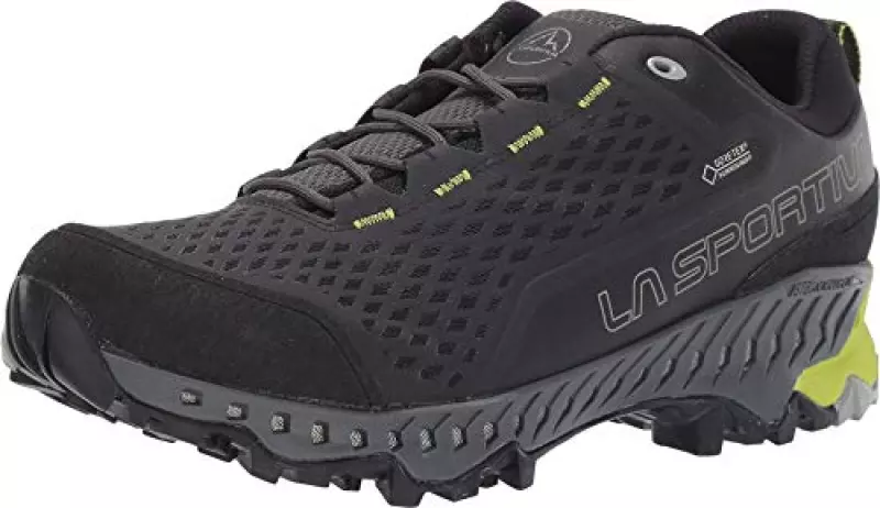 La Sportiva Spire GTX ハイキングシューズ、カーボン/アップルグリーン、38, Carbon/Apple Green, 7