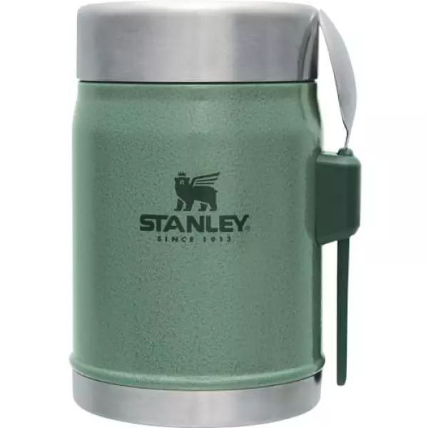 STANLEY(スタンレー) クラシック真空フードジャー 0.41L グリーン リサイクルステンレス 保温 保冷 ランチジャー スープジャー 弁当箱 食洗機対応 保証 (日本正規品)