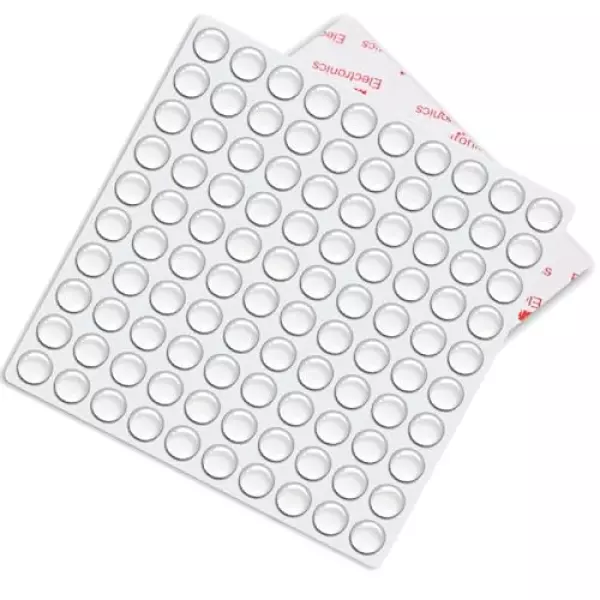 滑り止め ゴム足 シール 100粒入り クリア 丸型 クッションゴム すべりどめ ゴム 扉 クッション 戸当たり 衝撃吸収材 滑り止めシール ソフトクッション 直径×厚さ 粒 (5mm*2mm)