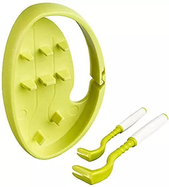 【正規品】O'tom Tick Twister ClipBox ティックツイスター 大小2本セット マダニ ダニ 取り カラビナタイプ(開閉リンク付き) (Apple Green)