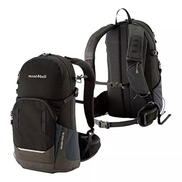 モンベル・国内正規品 ガレナパック 20 ハイキング,トレッキング向け 1133161 携帯用除菌・汚れ拭きシートセット (ブラック(BK))