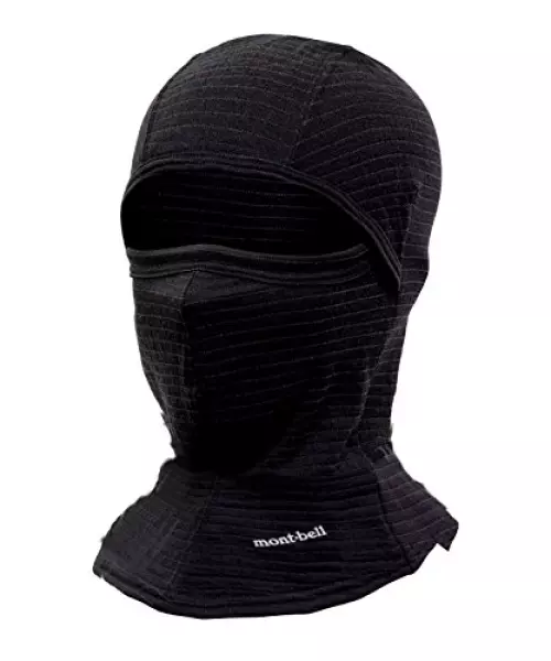 モンベル トレッキング アクセサリー スーパーメリノウール バラクラバ 1118170 BK M/L