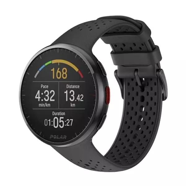 POLAR (ポラール) ポラール ペーサー プロ ( Polar Pacer Pro) GPS ランニングウォッチ 【日本正規品】 カーボンブラック S-L 900102178