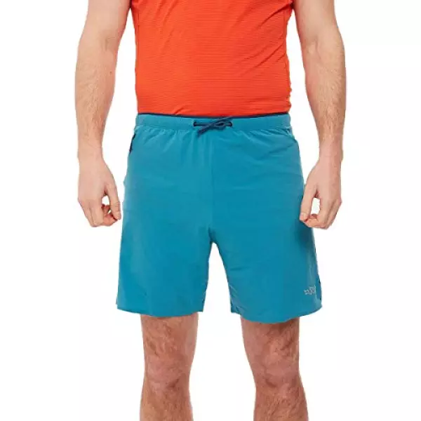 Rab ラブ ショートパンツ メンズ トレイルランニング QFU42-Azure_UKサイズM(JPNサイズL)