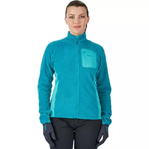 RAB WOMENS ALPHA FLASH JACKET SERENITY/SEAGLASS (UK10)