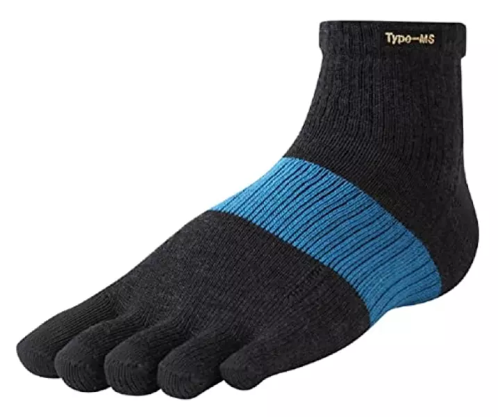 【アールエルソックス】 ランニング 靴下 5本指 LIFTRA-3001 スカイ/ピンク L