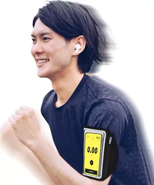 【箱根駅伝ランナー愛用】 ランニング スマホ アームバンド 『ズレずにフィット』 スマホケース ランニング ポーチ 腕 携帯ホルダー (通常サイズ)