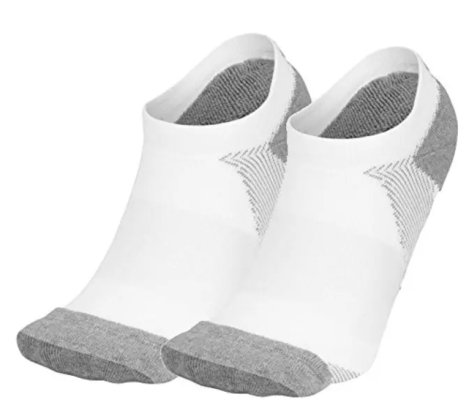 C3fit(シースリーフィット) ユニセックス アンクルソックス 2足セット ホワイト 3F65100-WH-2SET (L)