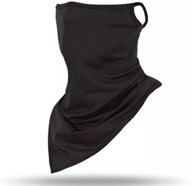 自転車 ネックカバー フェイスカバー 防寒 ネックガード 耳掛け ブラック ねっくうぉーまー ネックかばー 顔カバー マフラー フェイスガード ウォーマー 黒 秋 冬 ロード バイク スポーツ 登山 釣り サイクル ゴルフ レディース メンズ 男性 女性