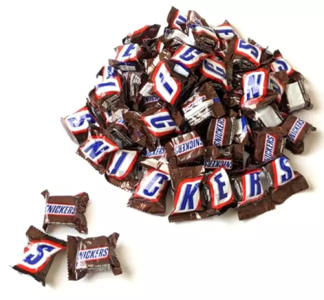【60個】スニッカーズ ミニチュア 60個入り チョコレート SNICKERS MINIS ひとくちサイズ ライムキッチンC0011