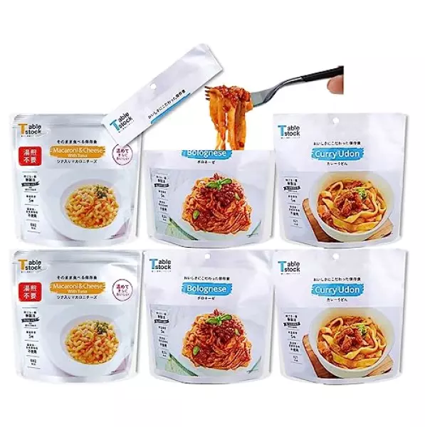 防災 備蓄 常備食 ローリング ストック Tablestock テーブルストック 非常食 保存食 (3種×各2(6食入)最長5年保存
