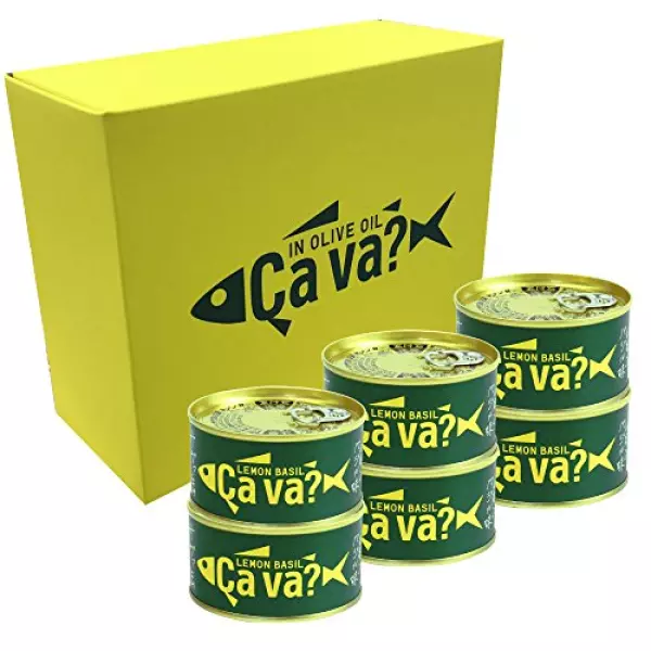 【6缶】 国産サバのオリーブオイル漬け レモンバジル味 170g×6缶ギフト