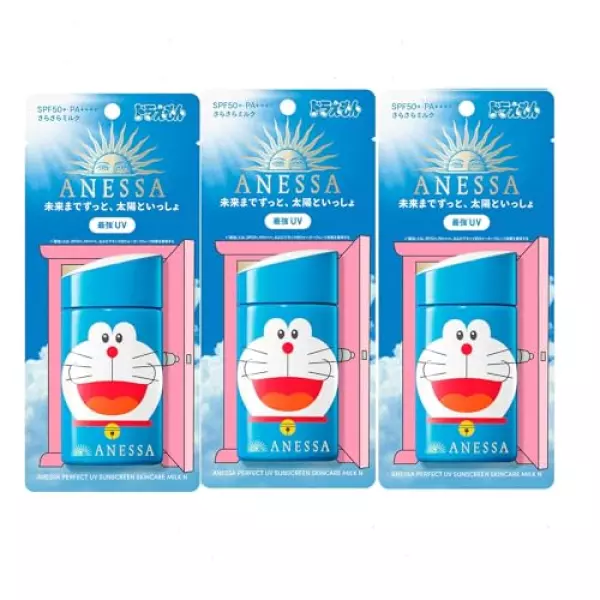 【3個セット】資生堂 アネッサ パーフェクトUV スキンケアミルク(ポケモン限定パッケージ) 60ml (3)