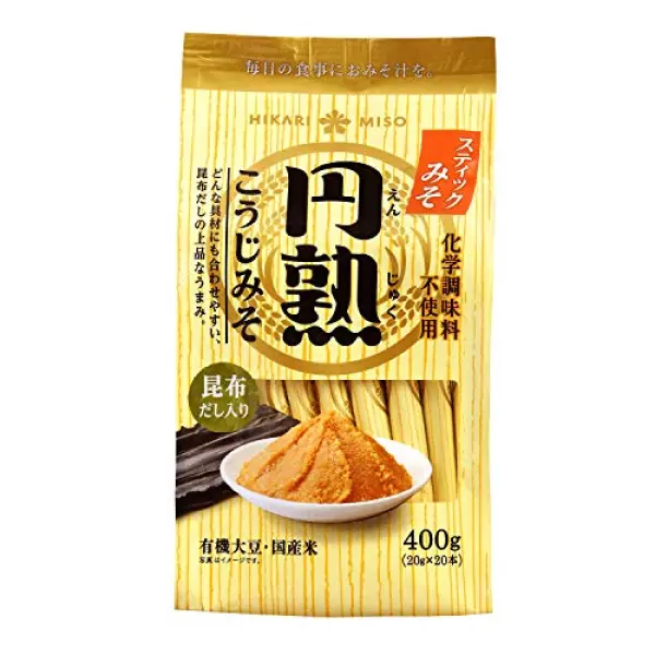 ひかり味噌 円熟こうじみそスティックみそ 400g(20g×20本)×5袋