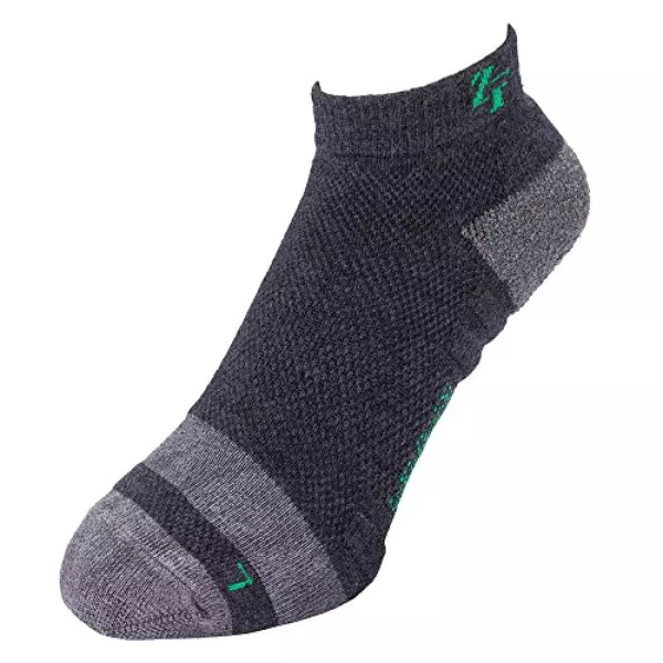 ZEROFIT ゼロフィット ナノバイトソックス ショート 先丸 グレー L イオンスポーツ