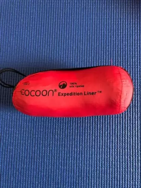 コクーン マミーライナー 100% リップストップシルク 寝袋 スリーピングバッグ シュラフ