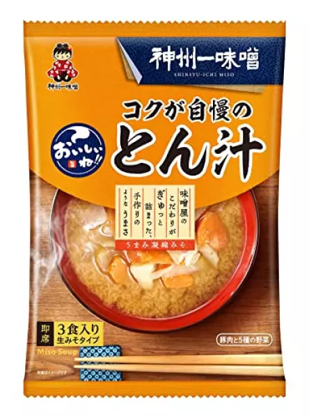 神州一味噌 おいしいね!! コクが自慢のとん汁 3食×6袋