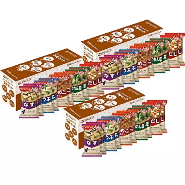 ひかり味噌 VEGE MISO SOUP 野菜と海藻を食べるおみそ汁6食<1袋>野菜・海藻がたっぷり入った インスタント味噌汁 化学調味料不使用 あげなす オクラ 生みそタイプ ベジミソ 信州みそ 新商品 メーカー公式