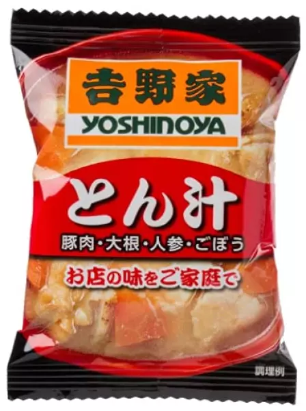 吉野家 【フリーズドライとん汁×20袋セット】 (お湯を注ぐだけ)