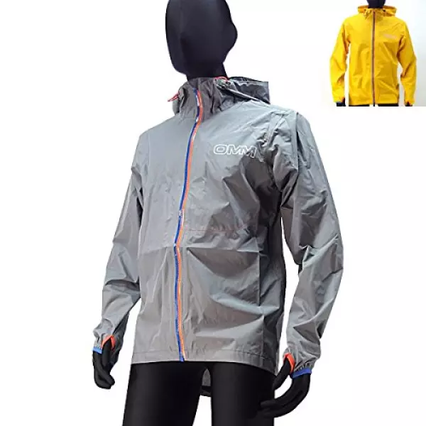 OMM オリジナルマウンテンマラソン Aeon Jacket メンズ フルジップパーカー OMM007 Yellow XS