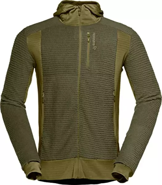 NORRONA(ノローナ) Falketind Alpha120 Zip Hood Men's 1815-20 Olive Night/Olive Drab M