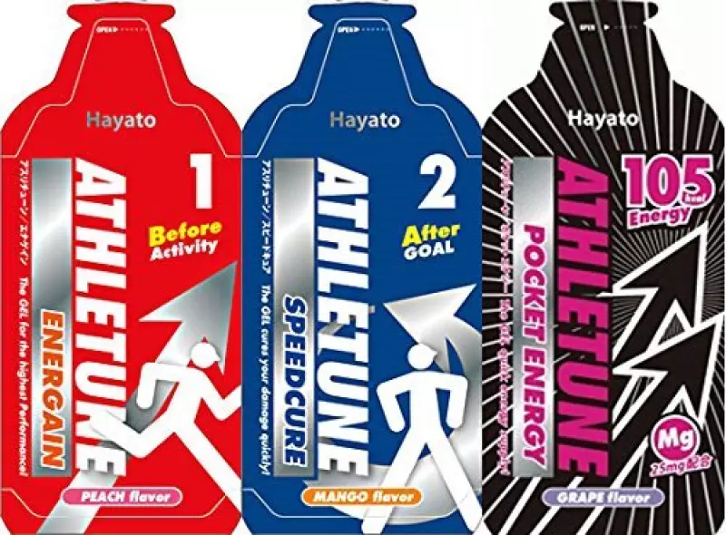 ATHLETUNEアスリチューン エナゲイン&ポケットエナジー&スピードキュアおためし3個セット 【補給食説明書付】