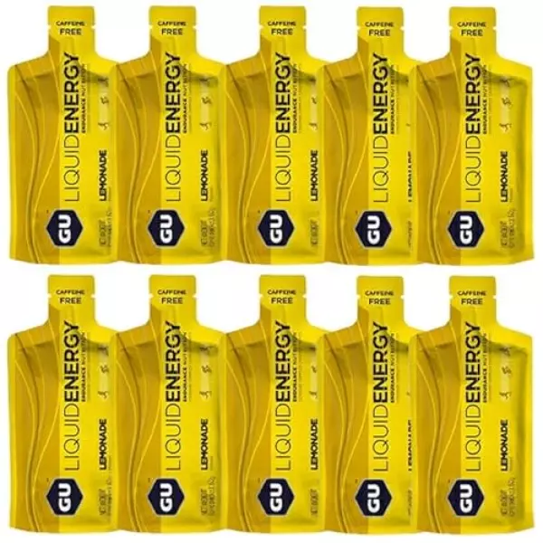 GU Energy グーエナジー LIQUID ENERGY リキッドエナジー レモネード 10本 【エナジージェル 登山 マラソン ランニング トレイルランニング トライアスロン 行動食 補給食】