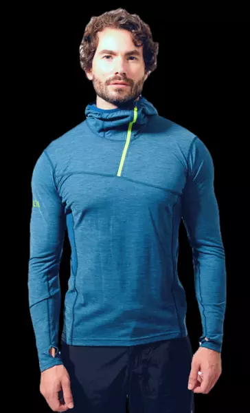 Primino Hybrid Alpine Hoodie(プリミノ ハイブリッド アルパインフーディー)カラー/NARWHAL BLUE