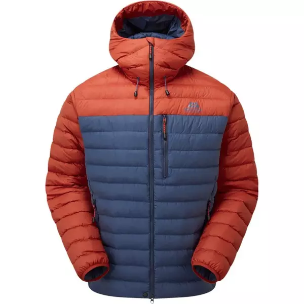 (取寄) マウンテンイクィップメント メンズ アースライズ フーデット ダウン ジャケット - メンズ Mountain Equipment men Earthrise Hooded Down Jacket - Men's Dusk/Red Rock