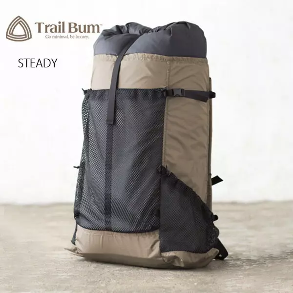 TRAIL BUM トレイルバム STEADY ステディ UL バックパック 登山 アウトドア メンズ レディース KHAKI【PTUP】
