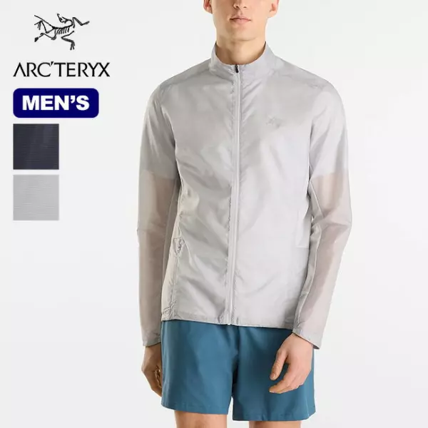 アークテリクス ノーバンウィンドシェルジャケット メンズ ARC'TERYX Norvan Windshell Jacket シェルジャケット ウィンドシェル ジャケット アウター 軽量 軽い トレラン ランニング 防風 パッカブル 携帯 おしゃれ キャンプ アウトドア 【正規品】