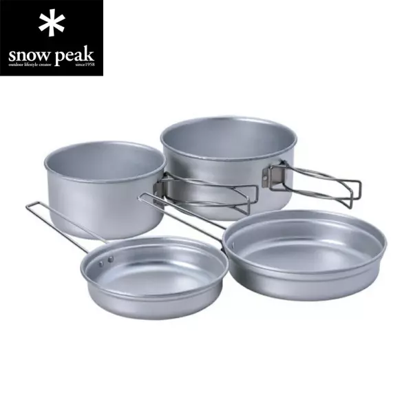 スノーピーク(snow peak) クッカー キャンプ アウトドア ソロ アルミパーソナルクッカーセット SCS-020R