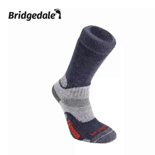 【15日限定抽選でPバック+マラソン期間中エントリーでP5倍】Bridgedale ブリッジデール メンズ エンデュランス トレッカーCu EBJ149 靴下 ソックス 中厚タイプ 抗菌効果 消臭効果 ウール混