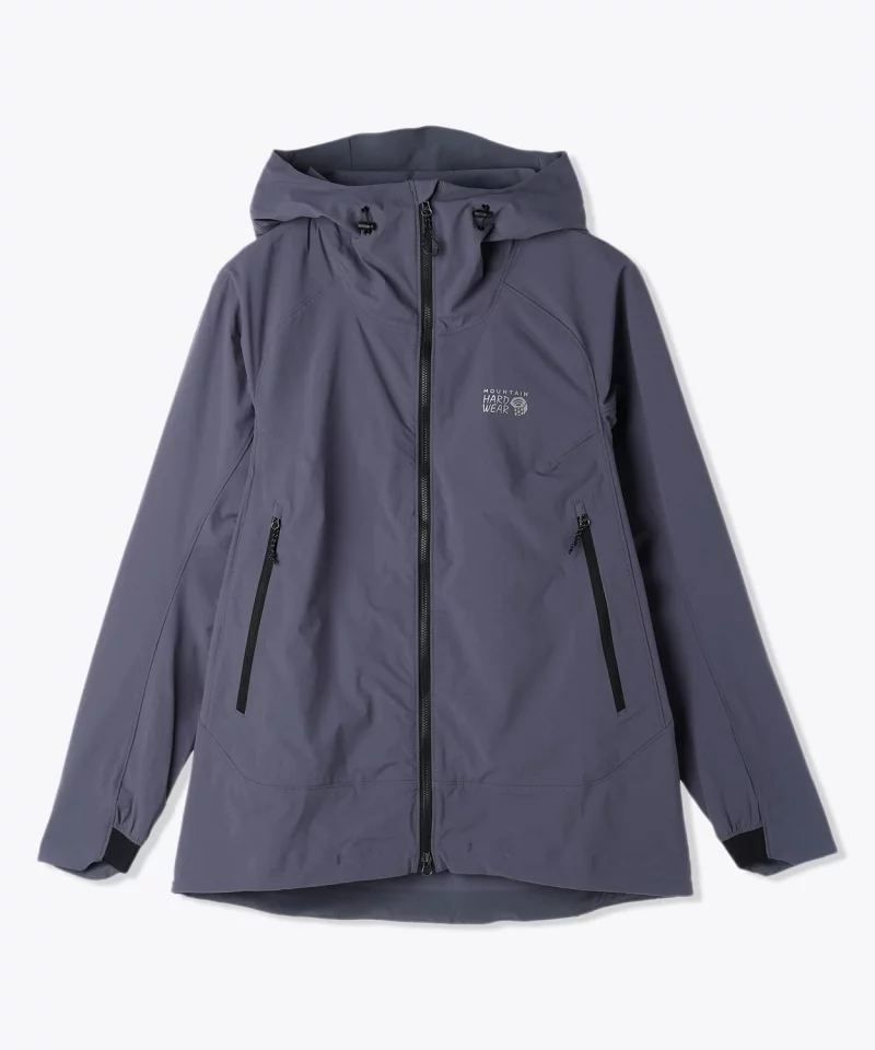 マウンテンハードウェア チョックストンアルパインLTフーデッドジャケット Blue Slate XS