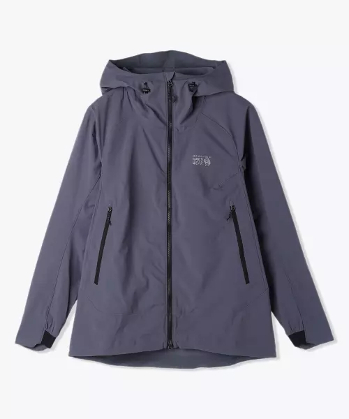 マウンテンハードウェア チョックストンアルパインLTフーデッドジャケット Blue Slate XS