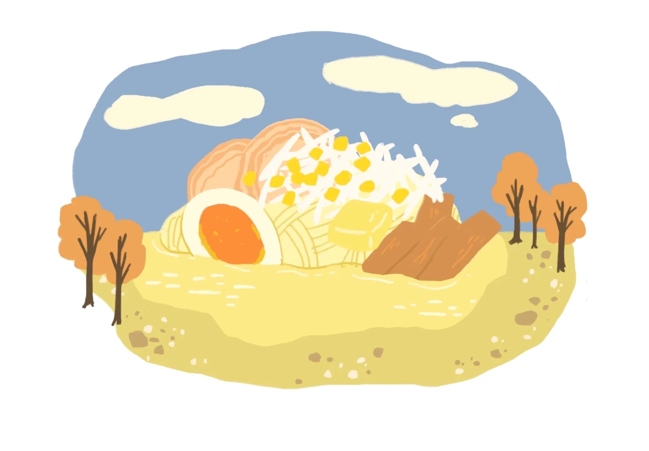 上高地 / 雪中ラーメン