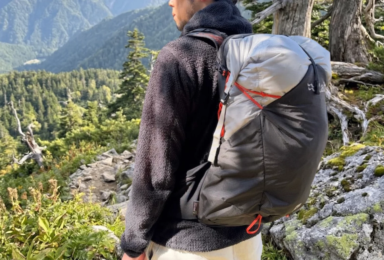 【レビュー】Rab サイクロン XP 40:完全防水と高い通気性を備えた軽量ザック