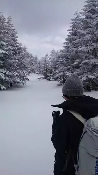 北八ヶ岳雨池スノーシュー