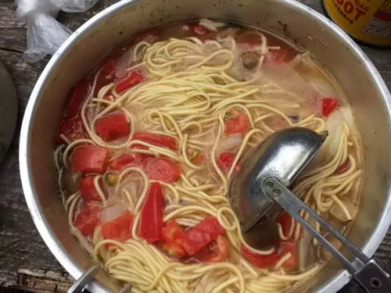 山ごはんトマトラーメン