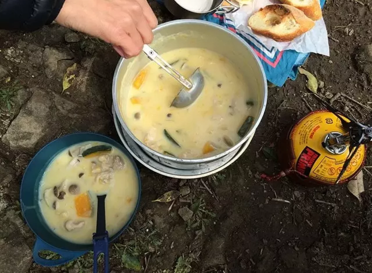山ごはん『南瓜シチュー』