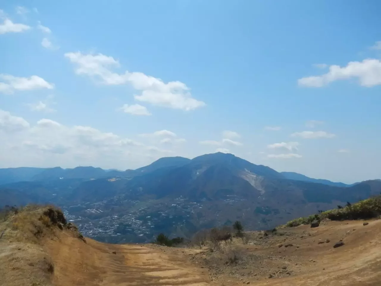 箱根 登山 明神ヶ岳 頂上