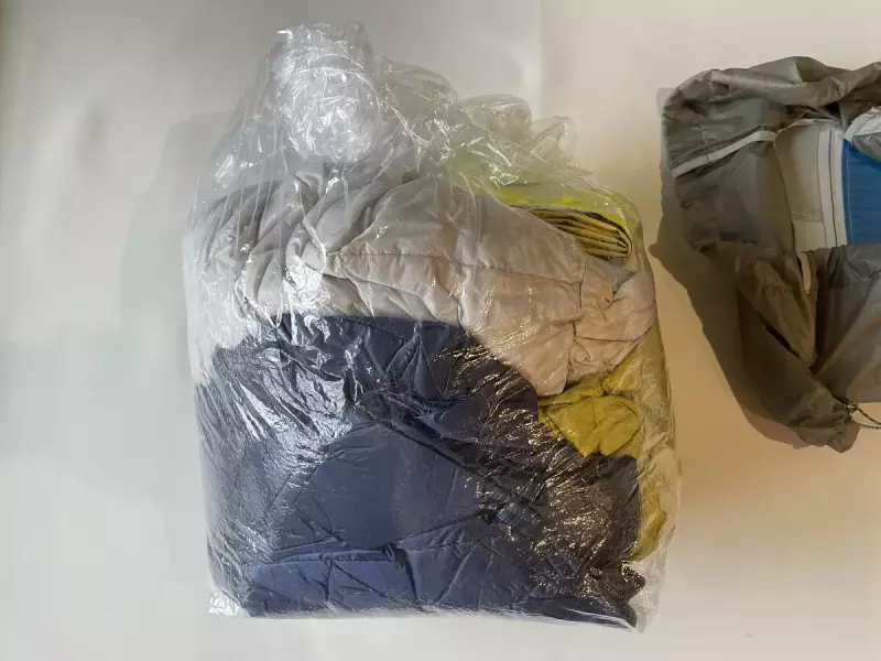 雨からダウンウェア類をしっかり守る