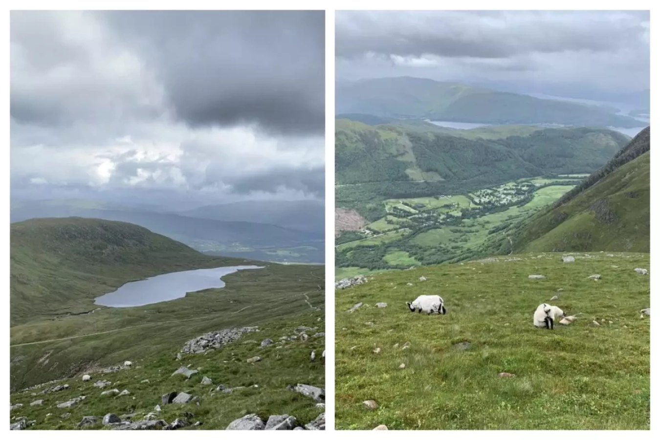 景色が変わっていく イギリス最高峰 ベンネヴィス山へ