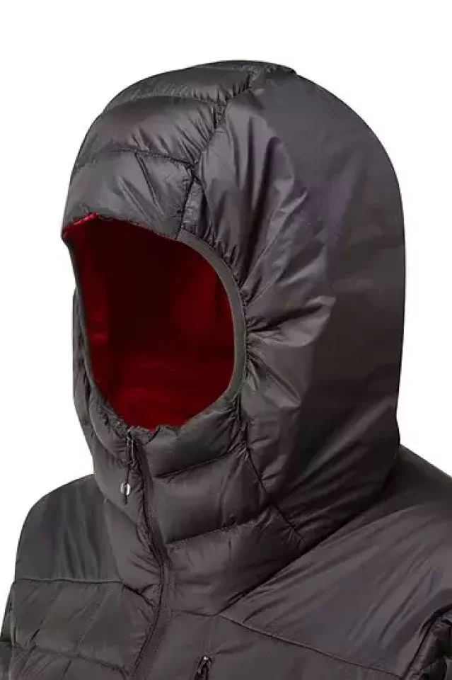 頭にフィットするフードデザイン