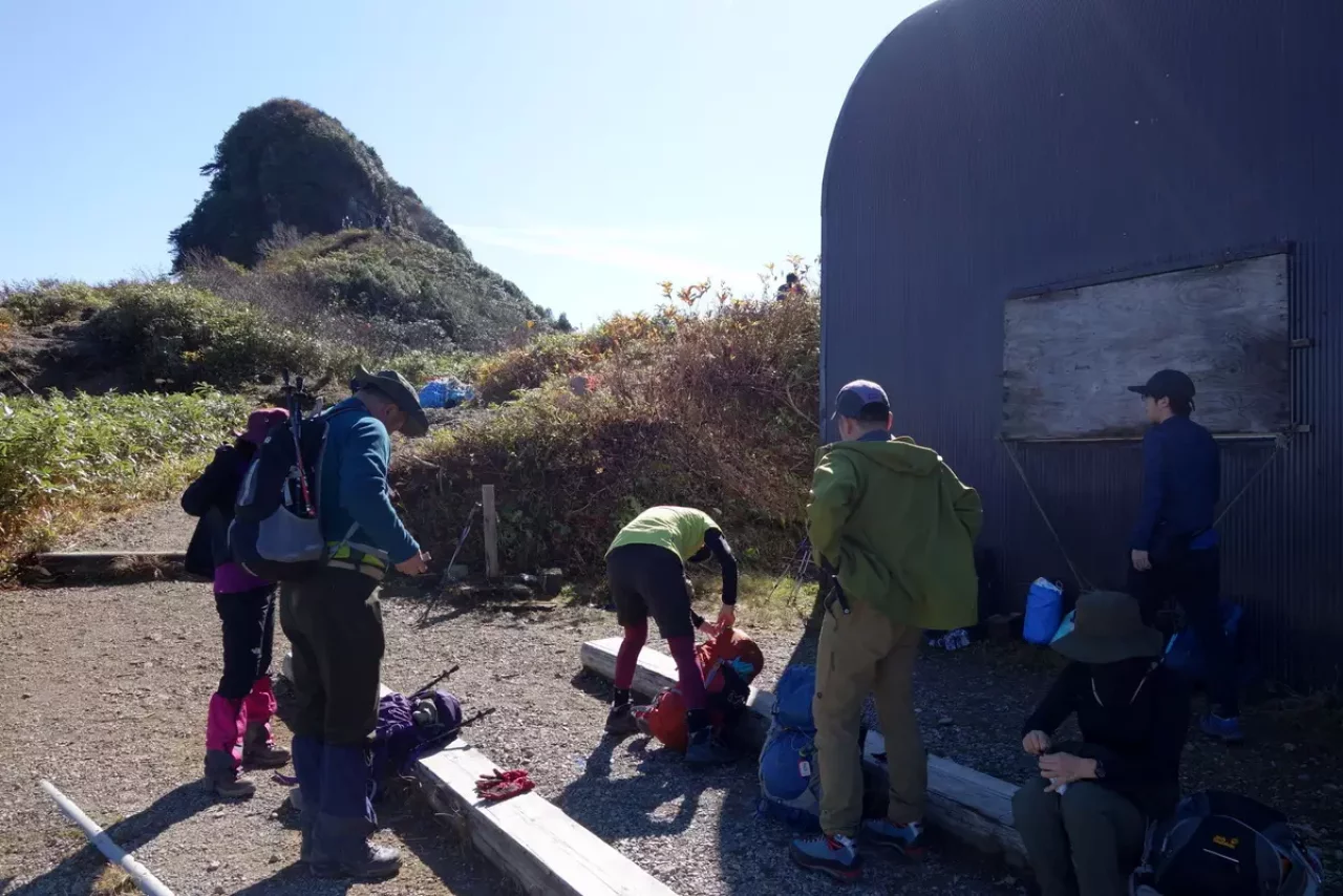 八海山 紅葉 登山