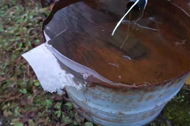 標高2,000m近くは氷張る冷え込み